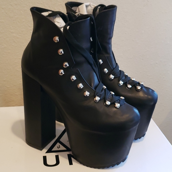 UNIF Shoes - UNIF Hellbound Platform Booties/Shoes